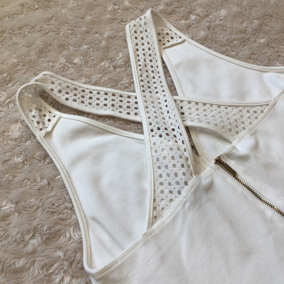 Dynamite White Peplum Top - Picture 6 of 13